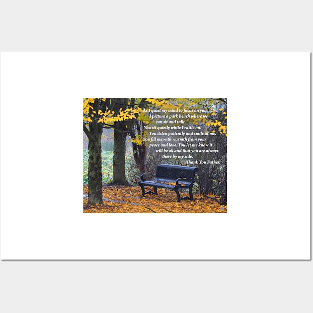 Fall Bench Wall Art by KirtTisdale